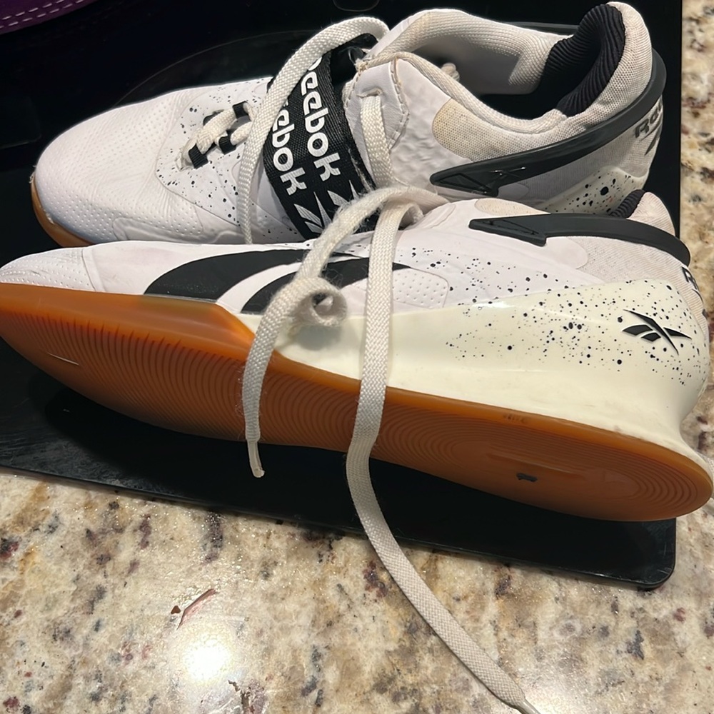 Squat shoes. Worn very little. Smoke free home.